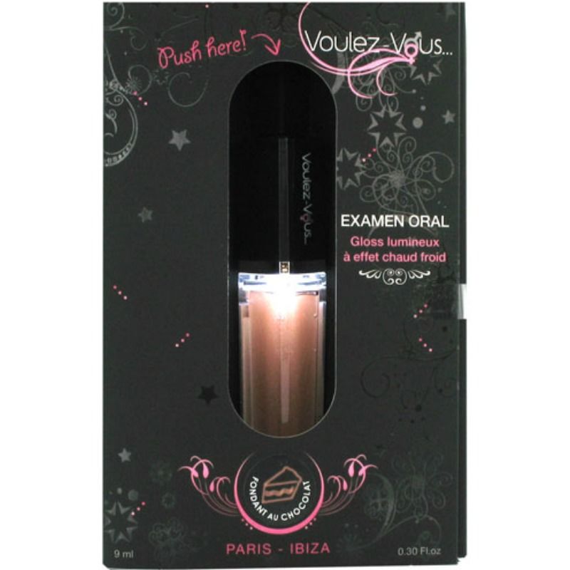 VOULEZ-VOUS - LIGHT GLOSSY HOT COLD EFFECT - CHOCOLATE FONDANT FLAVOR 10 ML