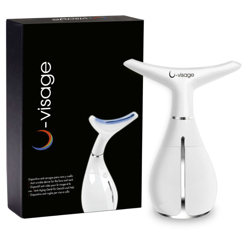 500 COSMETICS - PORTABLE U-VISAGE DEVICE FOR DAILY FACE AND NECK CARE