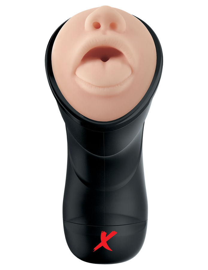 PDX ELITE - VIBRATING DEEP THROAT STROKER