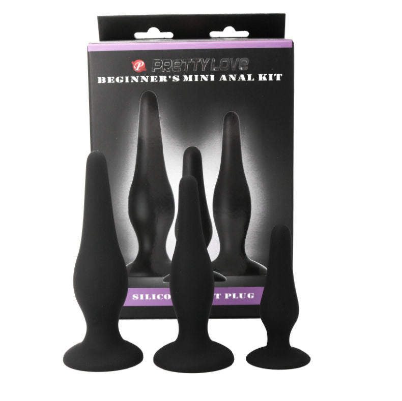 PRETTY LOVE - SILICONE INITIAL KIT FOR ANAL PLUGS