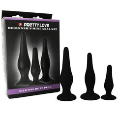 PRETTY LOVE - SILICONE INITIAL KIT FOR ANAL PLUGS