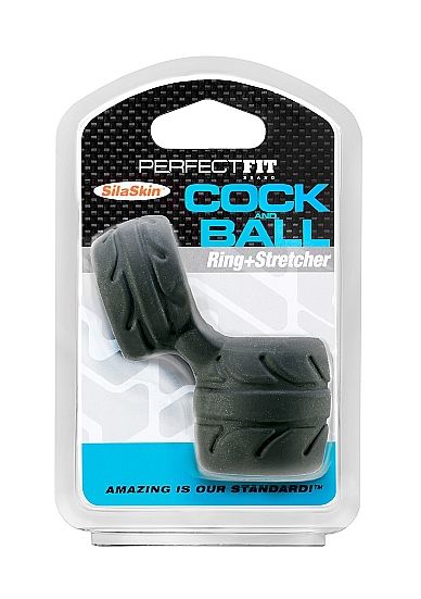 MARCA PERFECT FIT - SILASKIN COCK &amp; BALL NEGRO