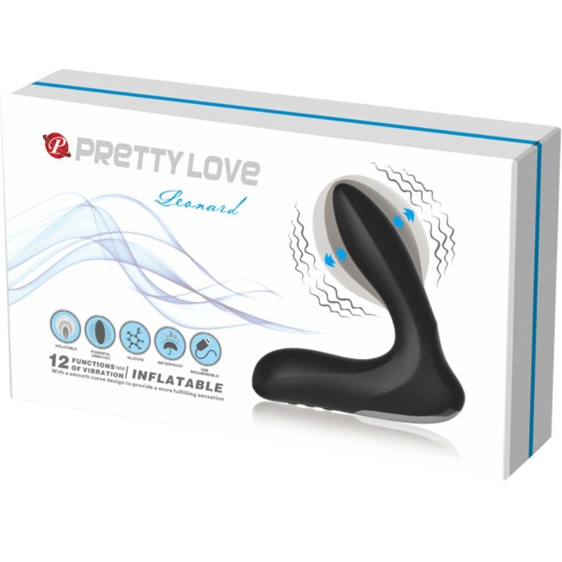 PRETTY LOVE - LEONARD INFLATABLE PROSTATIC MASSAGER WITH VIBRATION