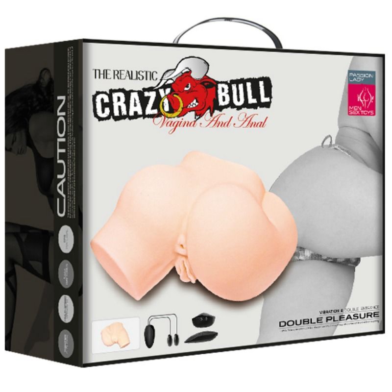 CRAZY BULL - ASS WITH REALISTIC VAGINA AND ANUS AND VIBRATION