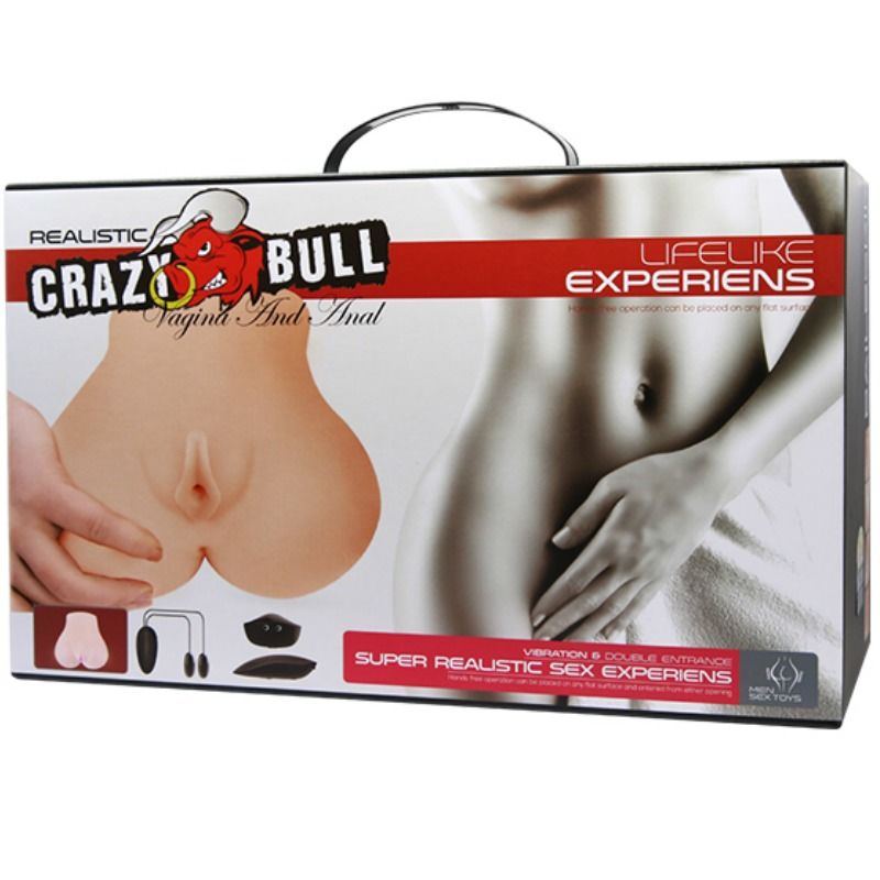 CRAZY BULL - VAGIN ET ANUS RÉALISTES AVEC POSITION DE VIBRATION 7