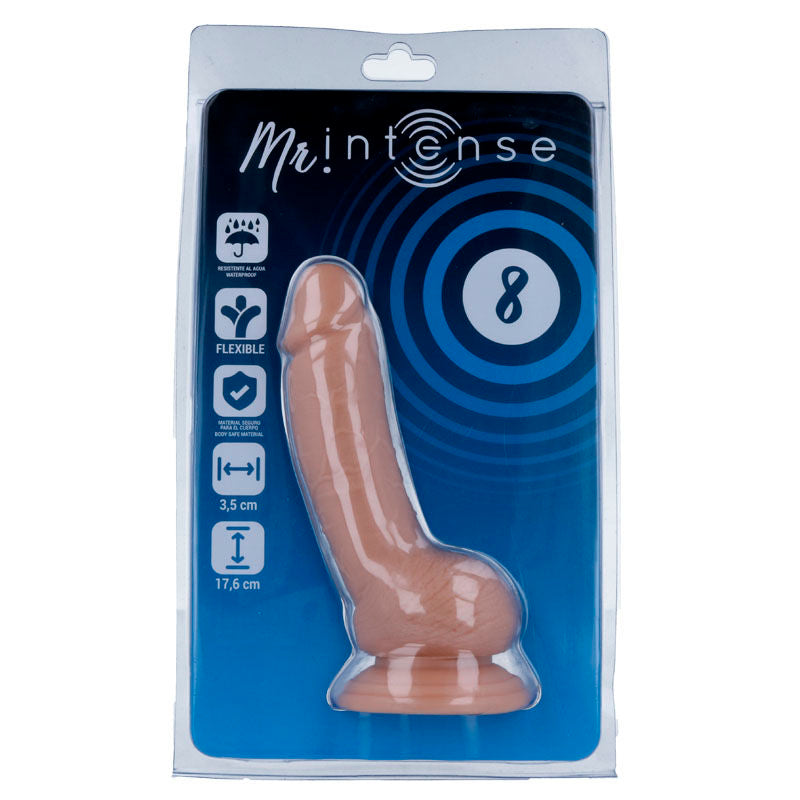 MR INTENSE - 8 REALISTIC PENIS 17.6 CM -O- 3.5 CM