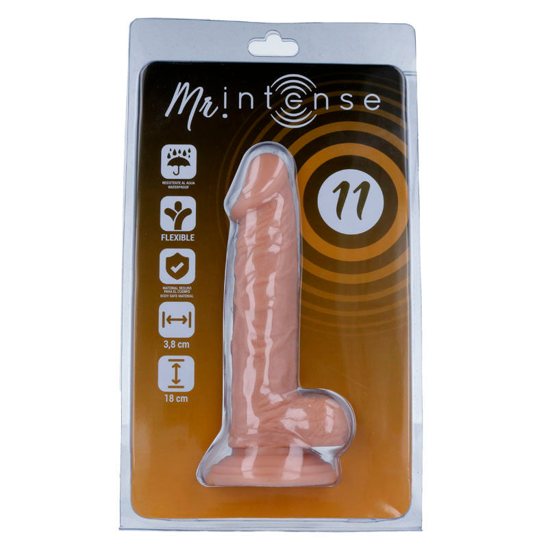 MR INTENSE - 11 PENE REALISTA 18 CM -O- 3.8 CM