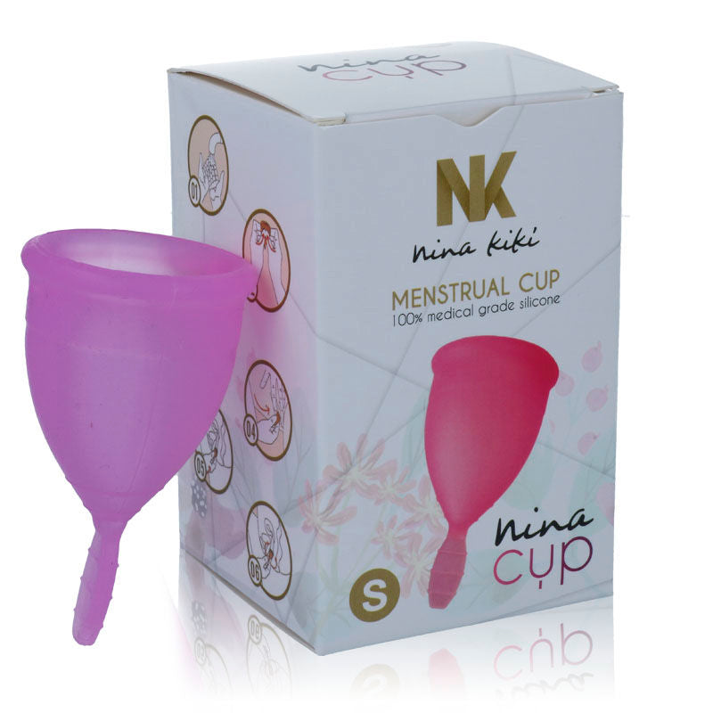 NINA KIKÍ - PURPLE MENSTRUAL CUP - SIZE S