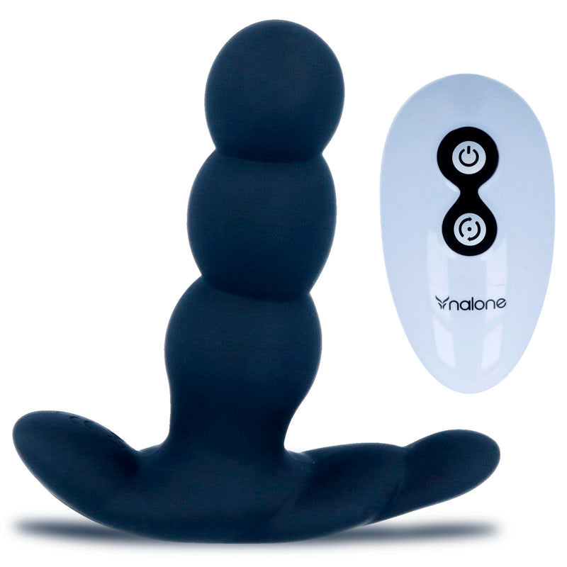 NALONE - VIBRADOR ANAL CON CONTROL REMOTO PEARL NEGRO