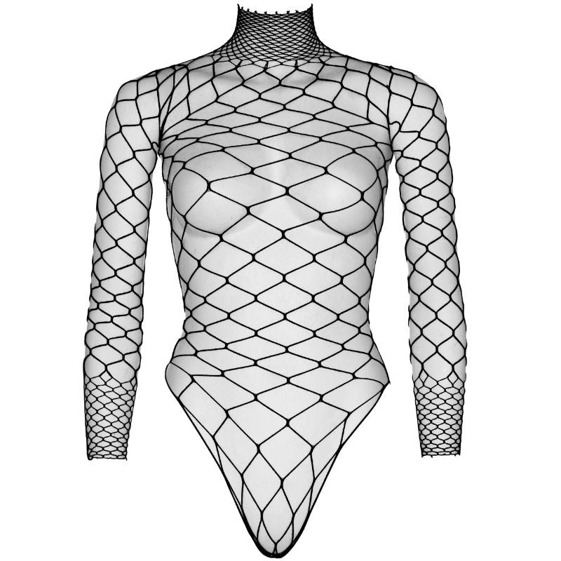 LEG AVENUE - TEDDY MESH TURTLENECK ONE SIZE