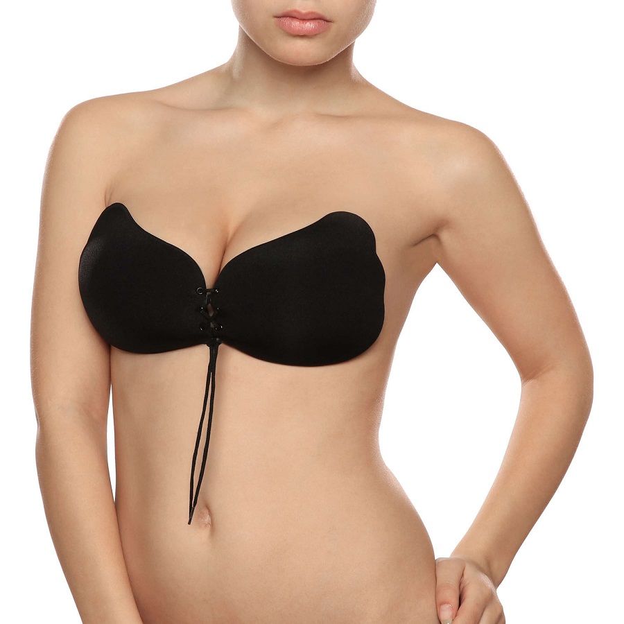 BYE-BRA - LACE-IT PUSH-UP REINFORCEMENT BLACK CUP