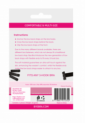 BYE-BRA - OPEN BACK BRA ADAPTER BLACK &amp; WHITE