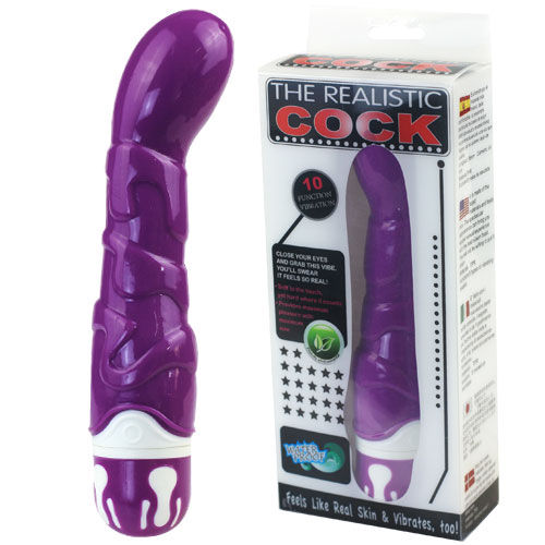 BAILE - REALISTIC COCK 10 RHYTHMS PURPLE SENSATION