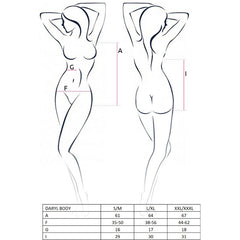 PASSION - PELUCHE MUJER DARYL NEGRO TALLA S/M