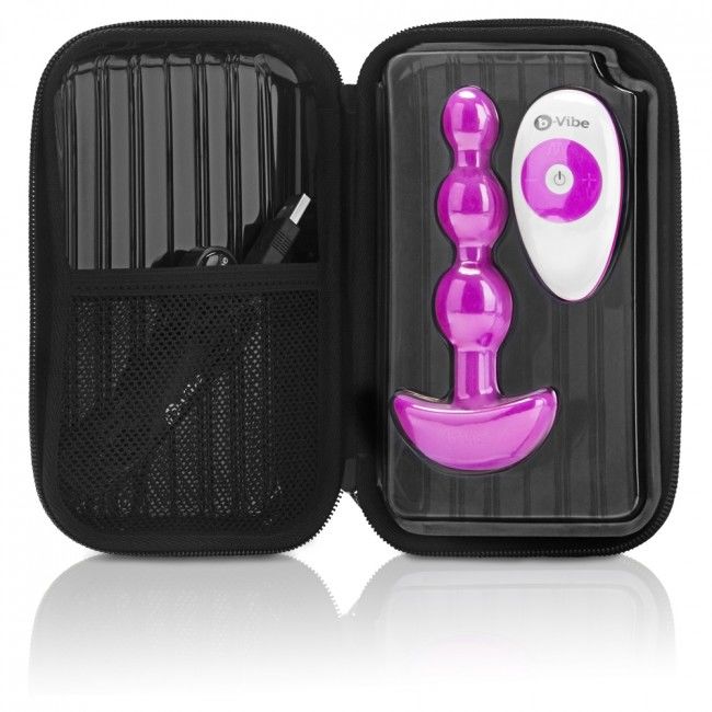 B-VIBE - ANAL TRIPLET CONTROL REMOTO BOLAS ROSAS