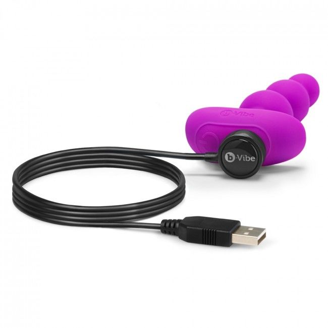 B-VIBE - ANAL TRIPLET CONTROL REMOTO BOLAS ROSAS