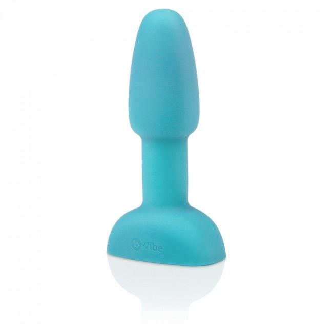 B-VIBE - PLUG ANAL CON CONTROL REMOTO RIMMING PEQUEÑO VERDE AZUL