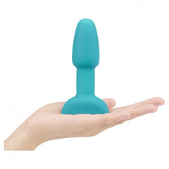 B-VIBE - PLUG ANAL CON CONTROL REMOTO RIMMING PEQUEÑO VERDE AZUL