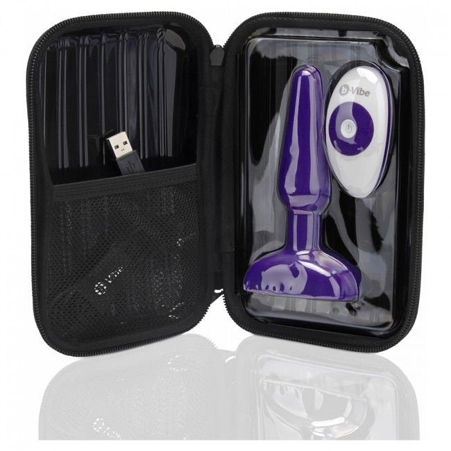 B-VIBE - TRÍO ANAL CON CONTROL REMOTO LILA