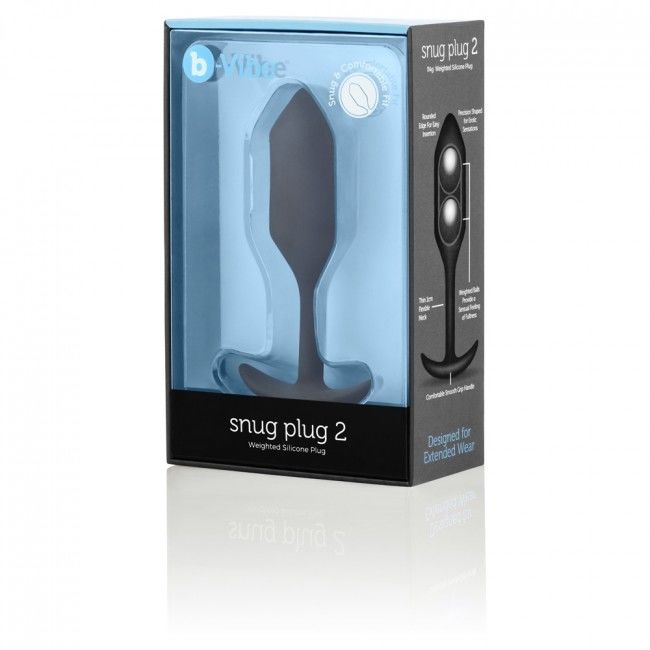 B-VIBE - SNUG PLUG ANAL 2 NOIR