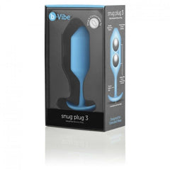 B-VIBE - PLUG ANAL SNUG 3 AZUL CIELO