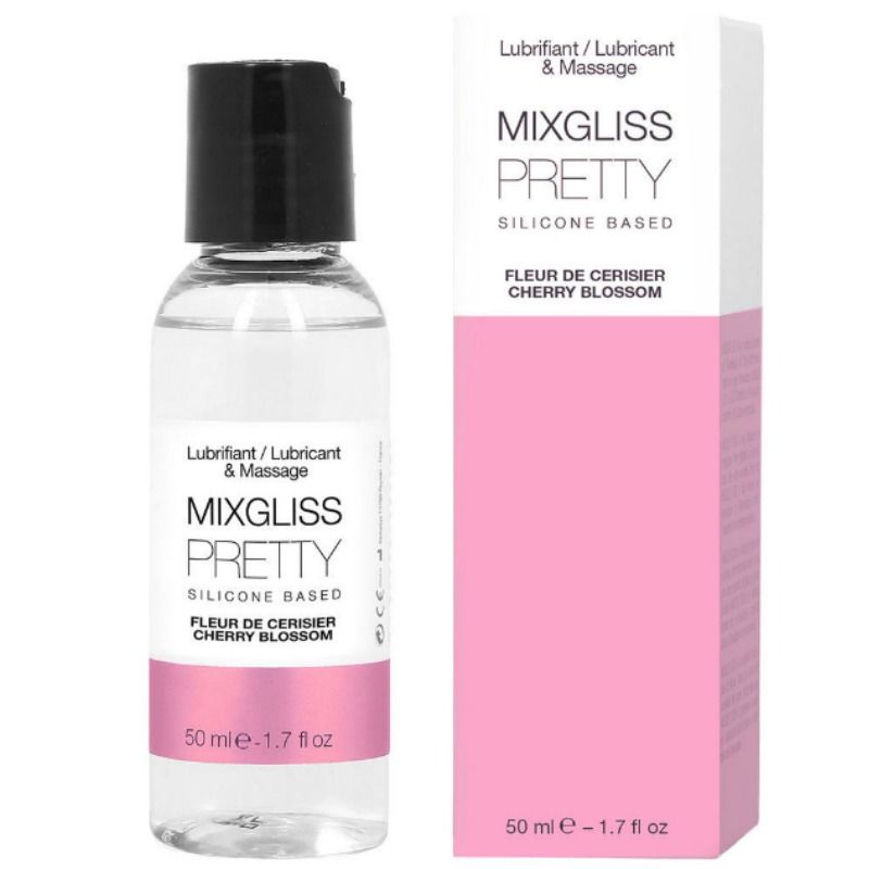 MIXGLISS - LUBRICANTE PRETTY SILICONA FLOR DE CEREZO 50 ML