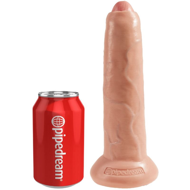 KING COCK - REALISTIC UNCUT FLESH DILDO 23 CM