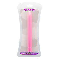 GLOSSY - SLIM DEEP PINK VIBRATOR