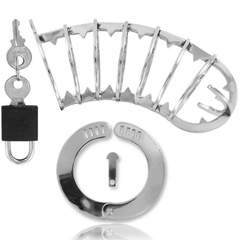 METAL HARD - PENIS CAGE WITH SAFETY LOCK 14 CM