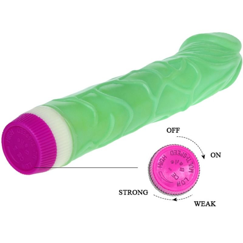 BAILE - VIBRATEUR VAGUES DE PLAISIR 23 CM VERT