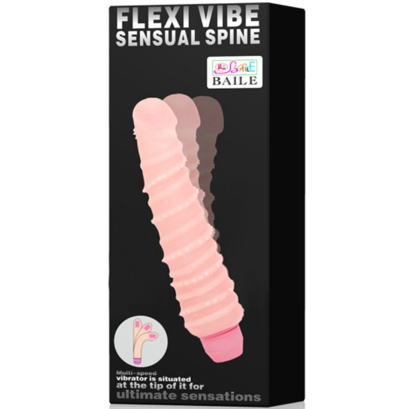 BAILE - VIBRATEUR SPIRALE SENSUELLE FLEXI VIBE 19.5 CM