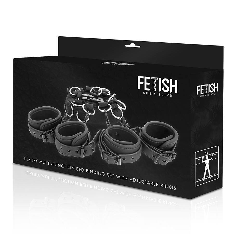 FETISH SUBMISSIVE - JUEGO DE CAMA DE LUJO CON FORRO DE NOPRENE