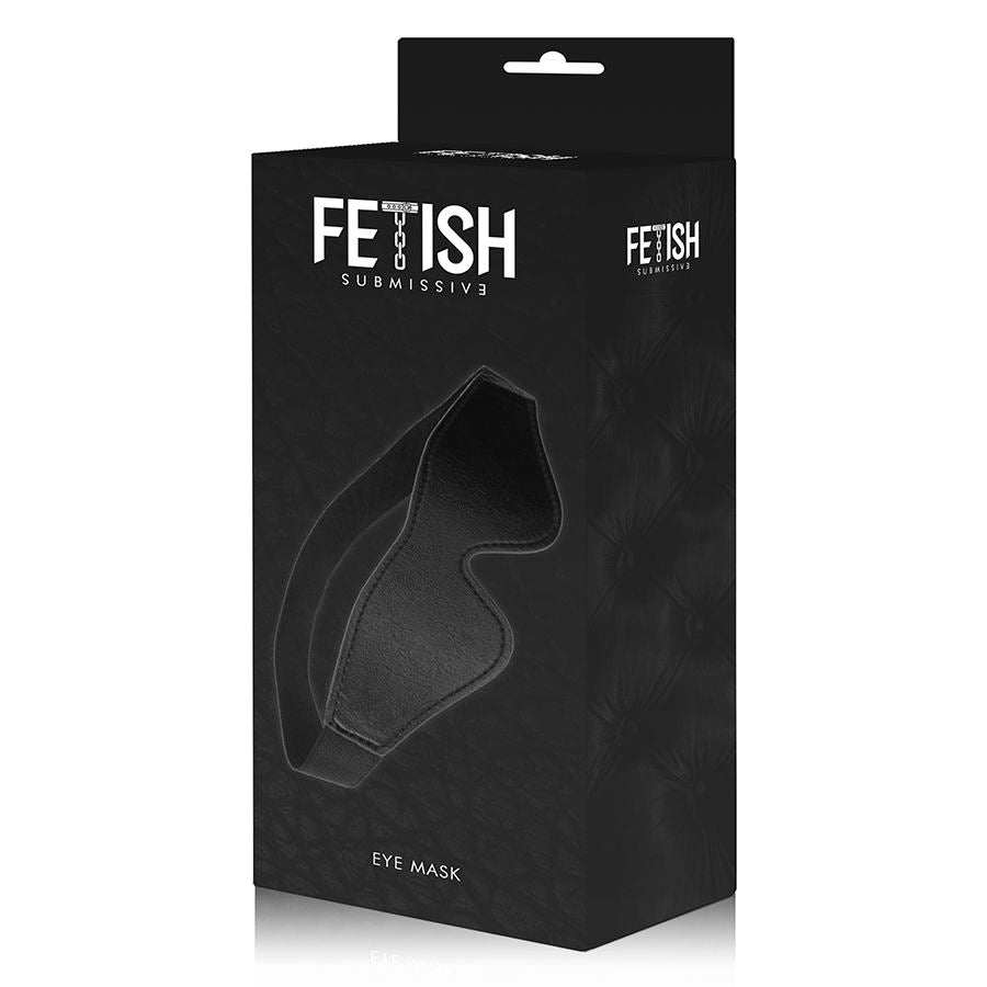 FETISH SUBMISSIVE - MASQUE EN CUIR VÉGAN AVEC DOUBLURE EN NOPRÈNE