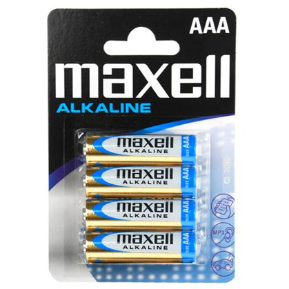 MAXELL - AAA BATTERY 4 PIECES