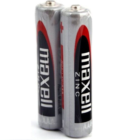 MAXELL - SALINA MANGANESO AAA R03 RETRACTILE BATTERY*2