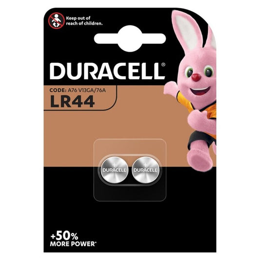 DURACELL - LR44 BATTERY 1.5V 2 UNITS