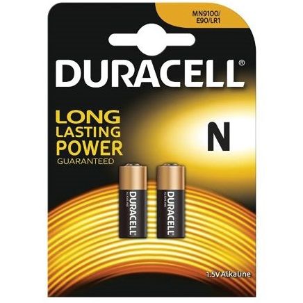 DURACELL - BATTERY MN9100 N LR1 1.5V 2UNITS