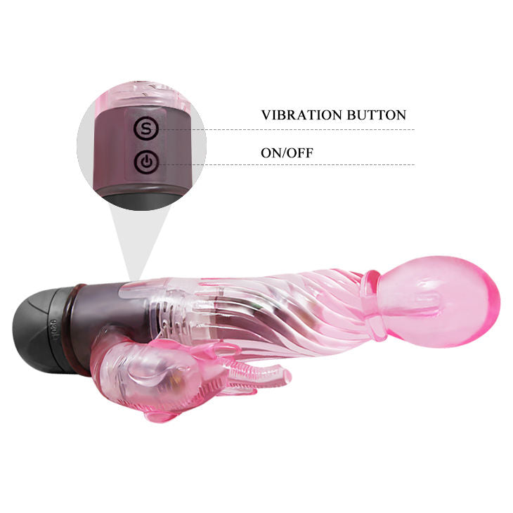 BAILE - TE OFRECEMOS UNA ESPECIAL AMANTE VIBRADOR CON CONEJO ROSA 10 MODOS