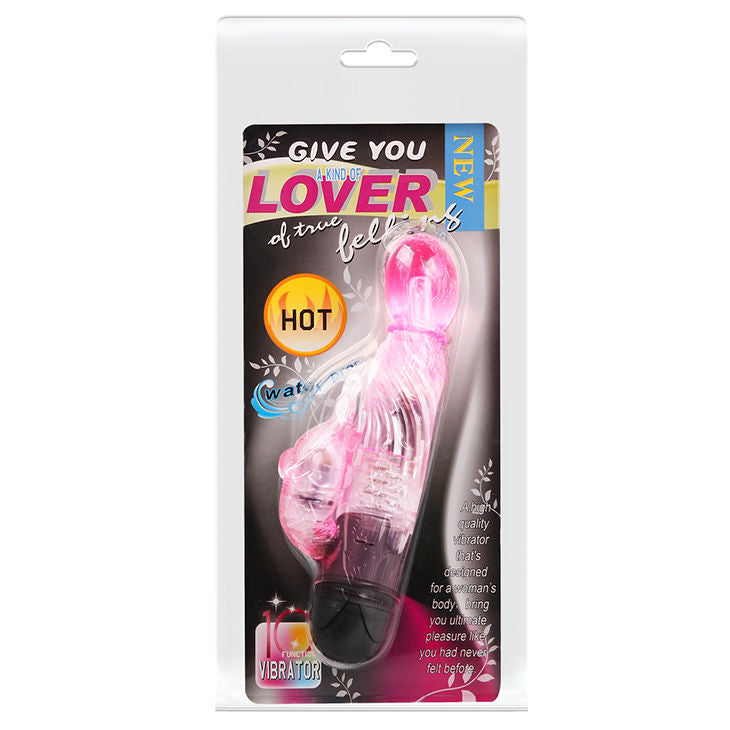 BAILE - TE OFRECEMOS UNA ESPECIAL AMANTE VIBRADOR CON CONEJO ROSA 10 MODOS