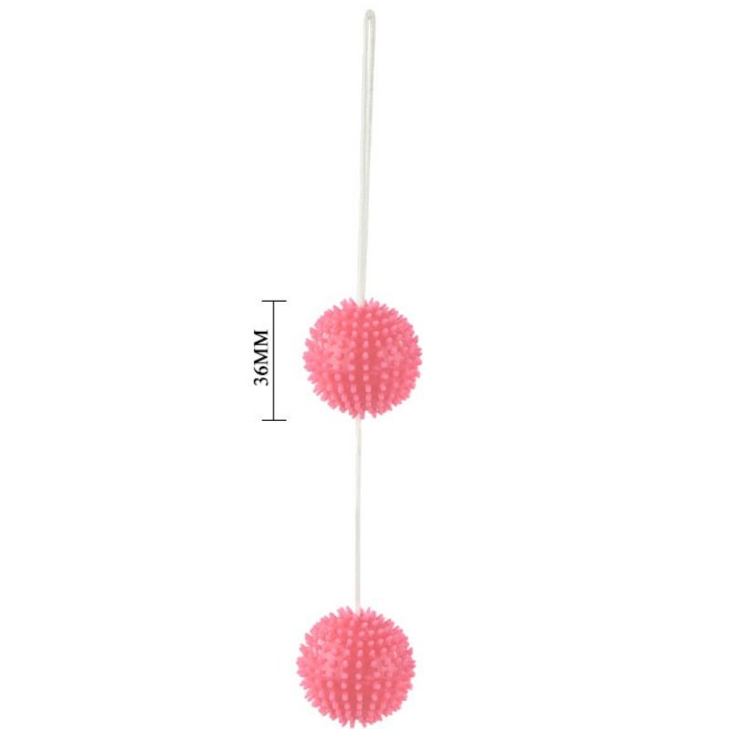 BAILE - DEEP PLEASURE PINK TEXTURED BALLS 3.6 CM