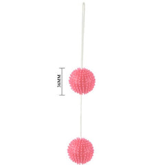 BAILE - DEEP PLEASURE PINK TEXTURED BALLS 3.6 CM