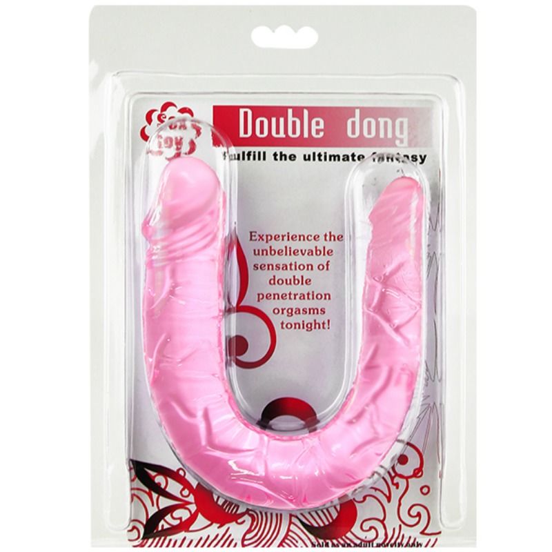 BAILE - DOBLE DONG DOBLE DILDO ROSA