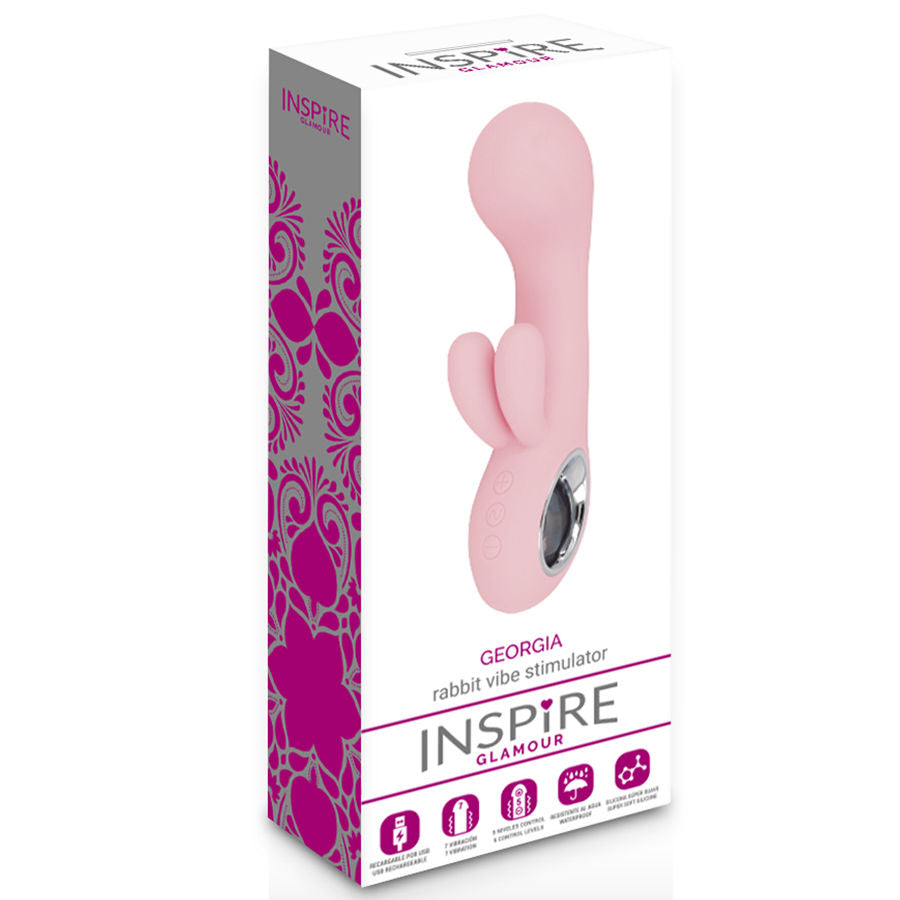 INSPIRE GLAMOUR - GEORGIA VIBRATOR ROSE