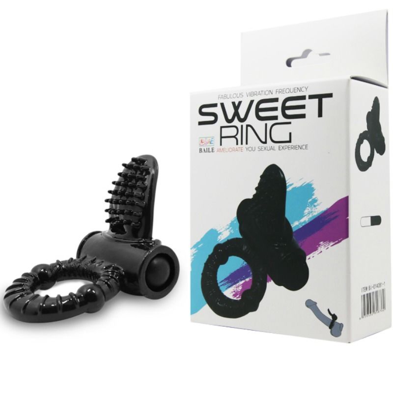 BAILE - SWEET RING VIBRATING RING WITH TEXTURED RABBIT?