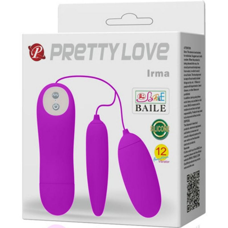 PRETTY LOVE - HUEVO DOBLE VIBRANTE IRMA