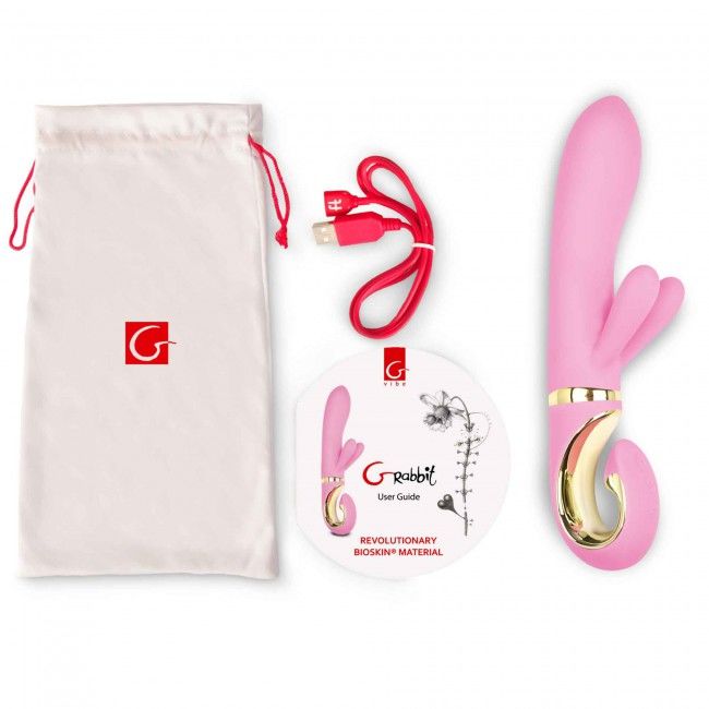 G-VIBE - VIBRADOR G-RABBIT CONEJITO RASTRADOR ROSA