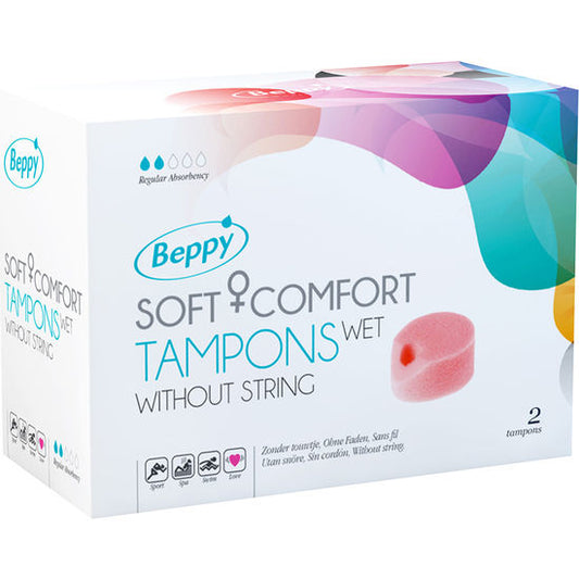 BEPPY - SOFT COMFORT WET TAMPONS 2 UNITS