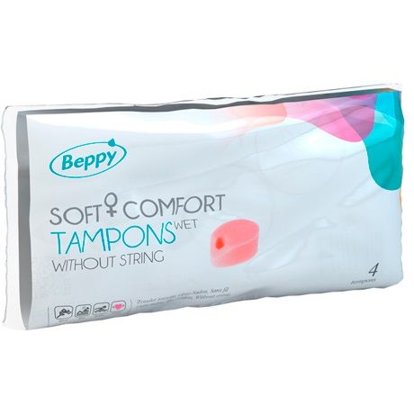 BEPPY - SOFT COMFORT WET TAMPONS 4 UNITS