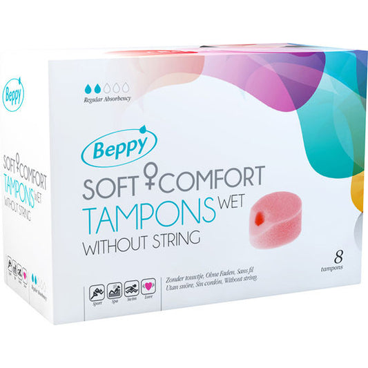 BEPPY - SOFT COMFORT WET TAMPONS 8 UNITS