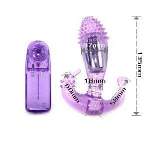 BAILE - LILAC VAGINAL AND ANAL STIMULATOR WITH VIBRATION